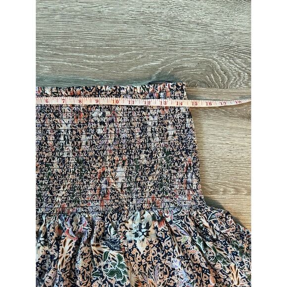 Rebecca Minkoff Frill Floral Print Raffle High Waisted Mini Skirt Size L - Picture 8 of 9